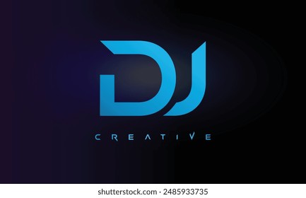 Letter DJ Logo Design Creative Custom Clean Zwei Alphabet Logo
