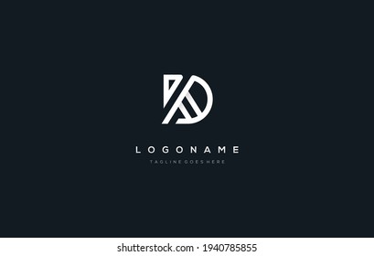 Letter DK monoline logo design, Letter KD logo monoline design. Monogram logo