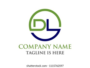 Letter DL Initial Logo