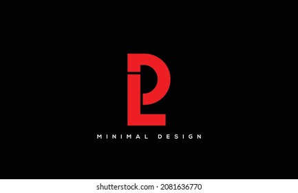 
letter DL and Ld logo design vector template 