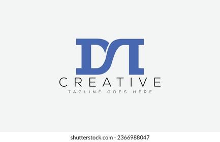 Letter DM logo design template vector illustration