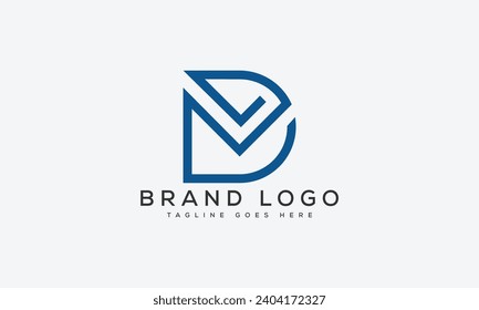 letter DM logo design vector template design for brand.
