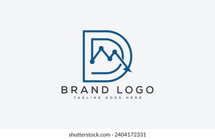letter DM logo design vector template design for brand.