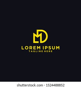Letter DM Logo Template Design Vector Illustration