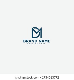 Letter DM Logo template design