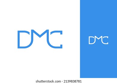 Letter DMC simple and elegant logo