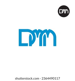 Diseño de logotipo de monograma DMM