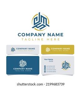 Letter DMS Monogram Logo, suitable for any business.