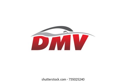 Letter DMV Modern Logo 