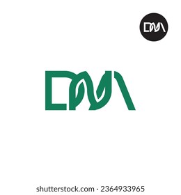 Letter DNA Monogram Logo Design