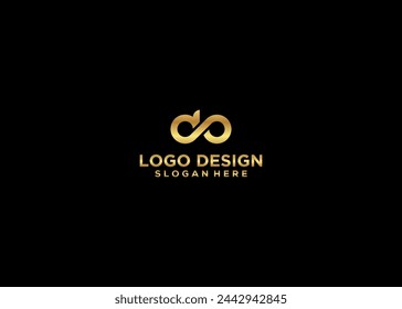 letra DO nombre de la empresa logo ilustración