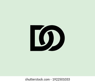 letter do and od logo design vector template