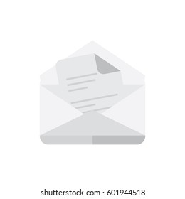 letter document. black and white