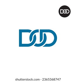 Letter DOD Monogram Logo Design