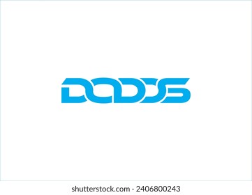 Letter DODDS Logo or Icon Design Vector Stock Template