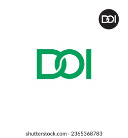 Letter DOI Monogram Logo Design