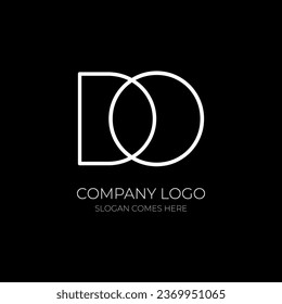 letra do, logotipo de od, logotipo de letterDO, logotipo de la empresa OD de la letra, logotipo de JDO, logotipo de letteOD, logotipo de monograma. diseño de logotipo vinculado a OD de letra. diseño del logotipo de la empresa.