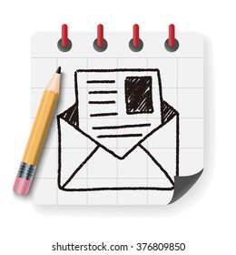 letter doodle drawing