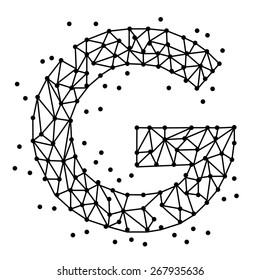 Letter of dots and ties