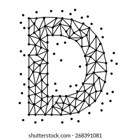 Letter of dots and ties