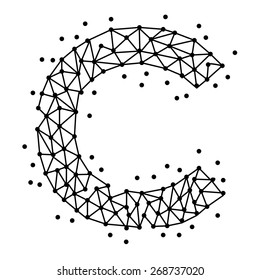 Letter of dots and ties