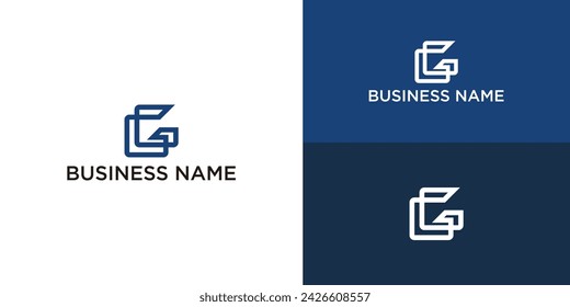 letter double G logo unique for different projects