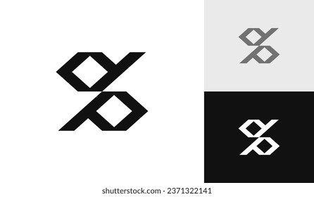 Letter DP initial monogram logo design