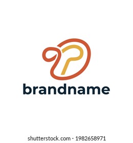 letter DP or PD logo design, accounting logo design