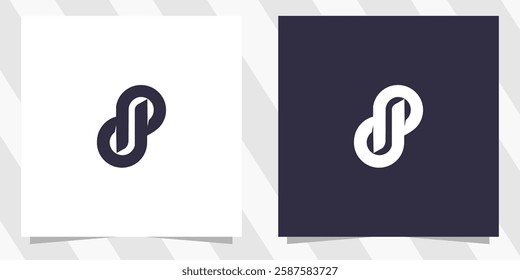 letter dp pd logo design