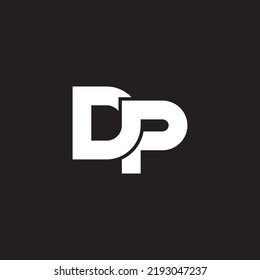 Letter DP sign, symbol, simple, modern, futuristic, technology logo design vector