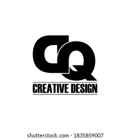 Letter DQ simple logo design vector