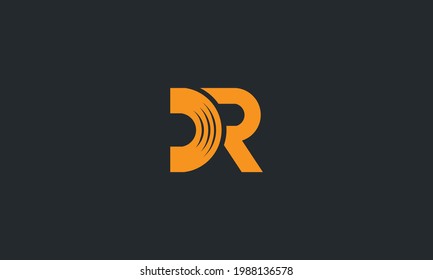 LETTER DR LOGO OR DR LOGO DESIGN