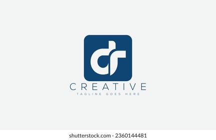 Letter DR logo design template vector illustration.