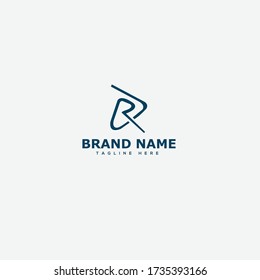 Letter DR Logo Icon Design Template Elements 