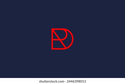 letra dr logo icono diseño Vector diseño Plantilla inspiración