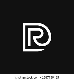 Letter DR Logo Template Vector