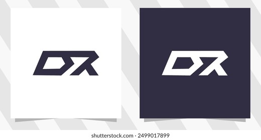 letter dr rd logo design vector