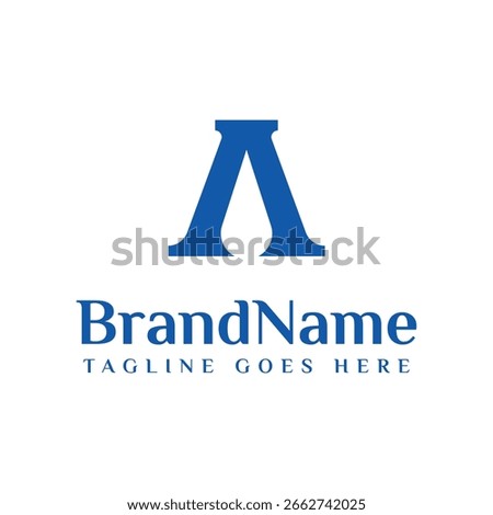 Letter A Drop Logo, symbolizing purity, freshness, and fluid innovation