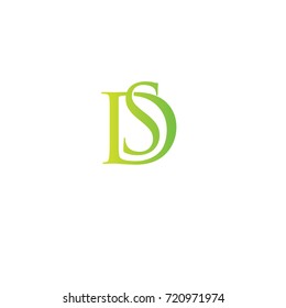 Letter DS element logo