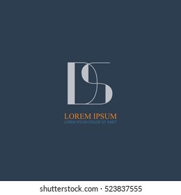 letter Ds linked logo design for company identity