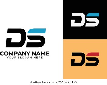 letter ds logo design, sn logo design