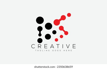 Ilustración vectorial de la plantilla de diseño del logotipo DS de la letra.