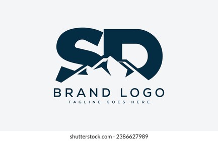 diseño de la plantilla vectorial del logotipo DS de la letra para la marca.