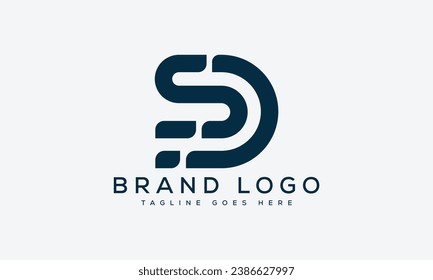 letter DS logo design vector template design for brand.