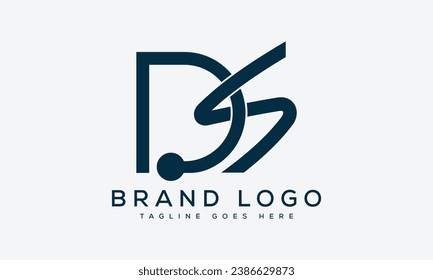 letter DS logo design vector template design for brand.