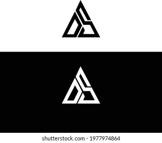 Letter DS logo icon design template elements.