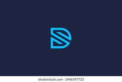 letter ds logo icon design vector design template inspiration