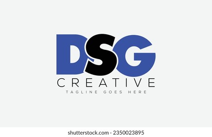 Letter DSG logo design template vector illustration.