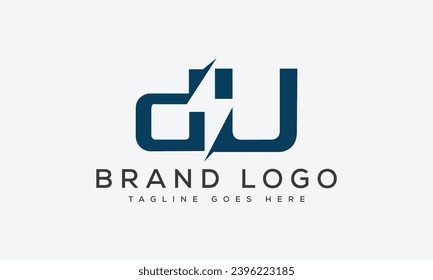 letter DU logo design vector template design for brand.