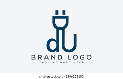 letter DU logo design vector template design for brand.